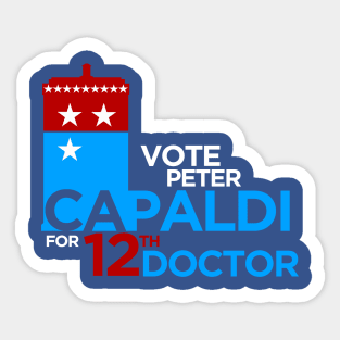 Vote for Capaldi Sticker